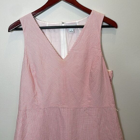 J. Crew Seersucker Dress Size 14 - Picture 4 of 9